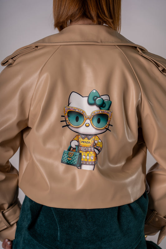 JACKET KITTY GREEN!