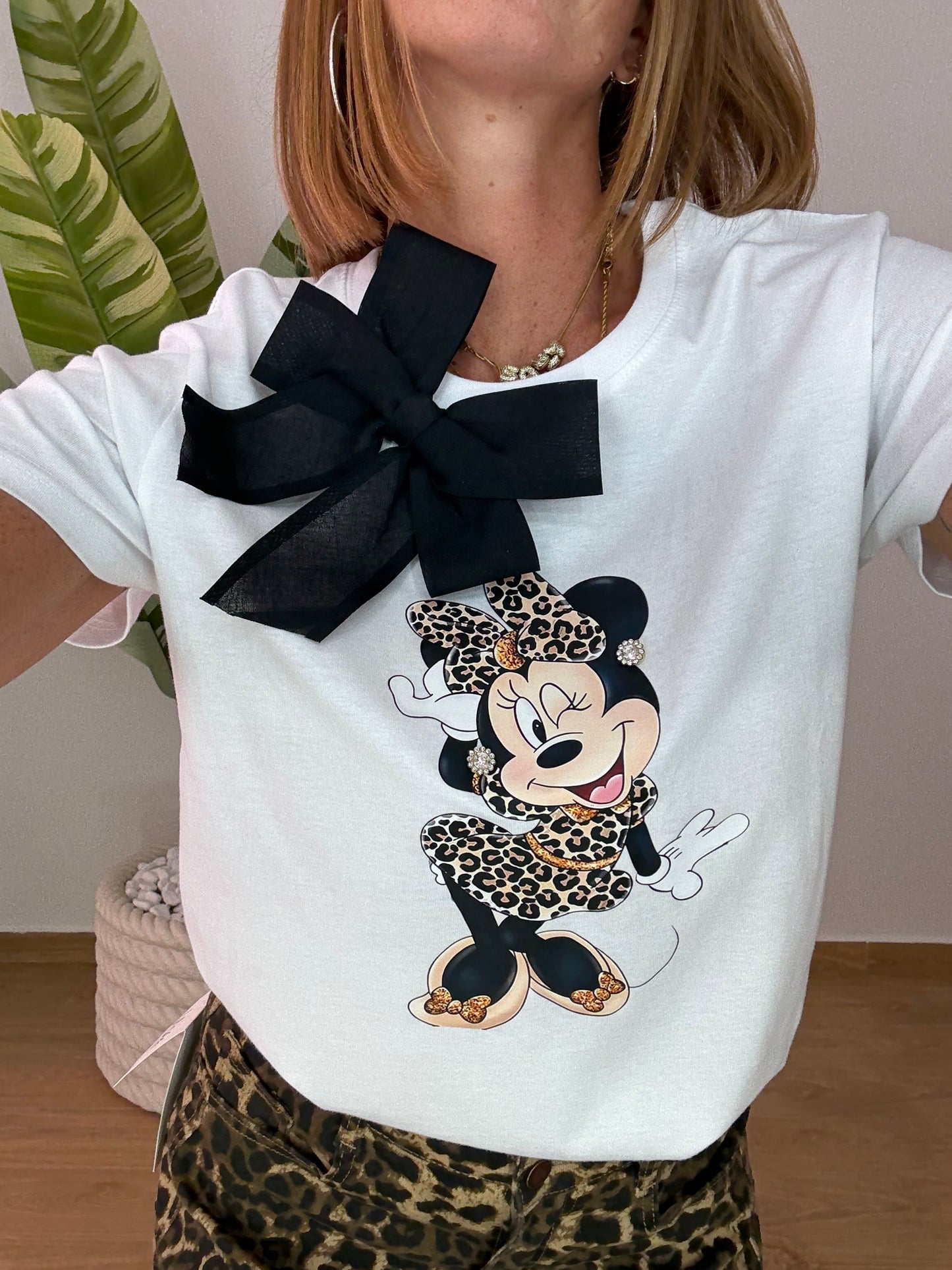 T-SHIRT “MINNIE ANIMALIER”