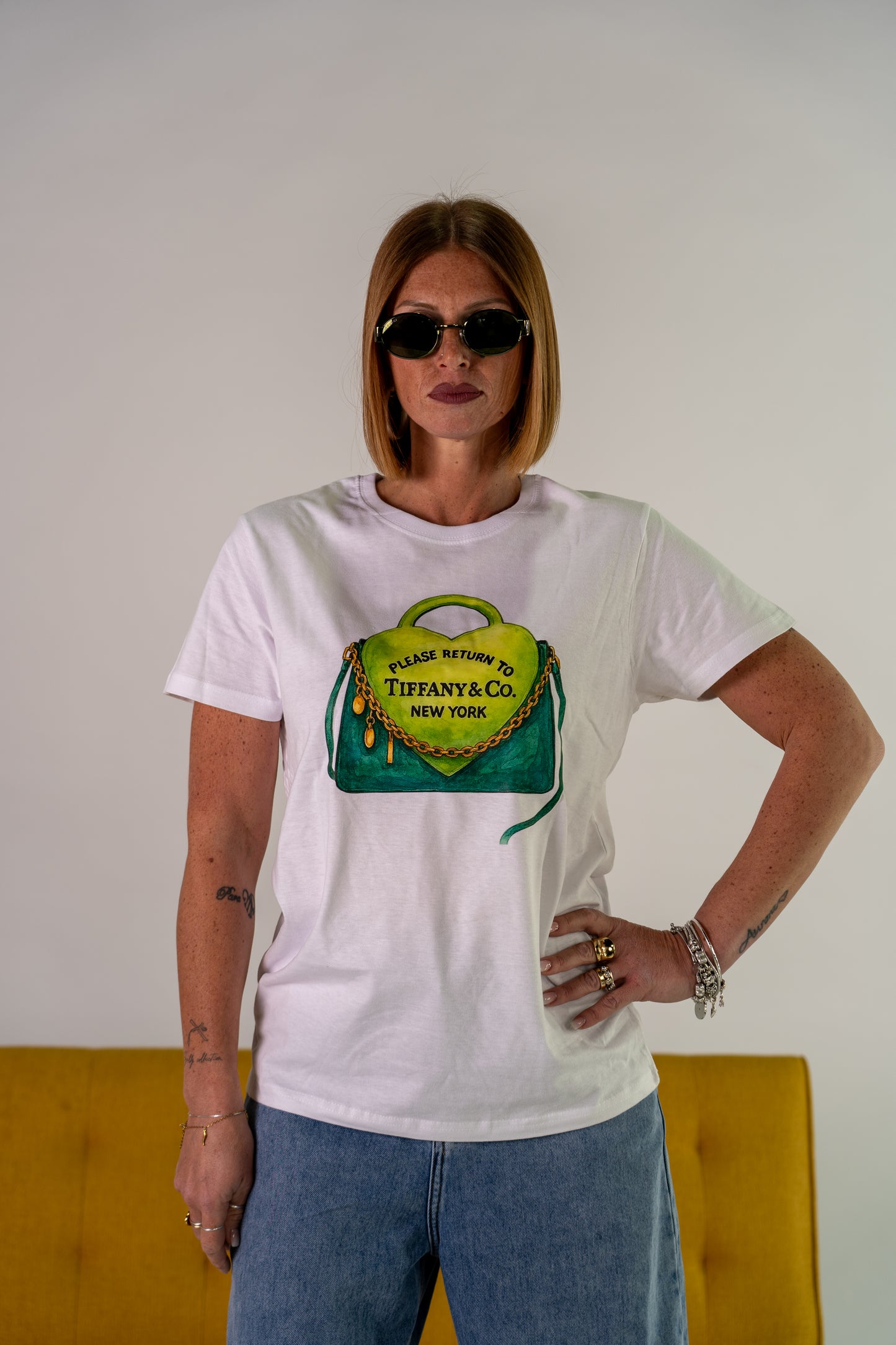 T-SHIRT TIFF💚NY BAG!