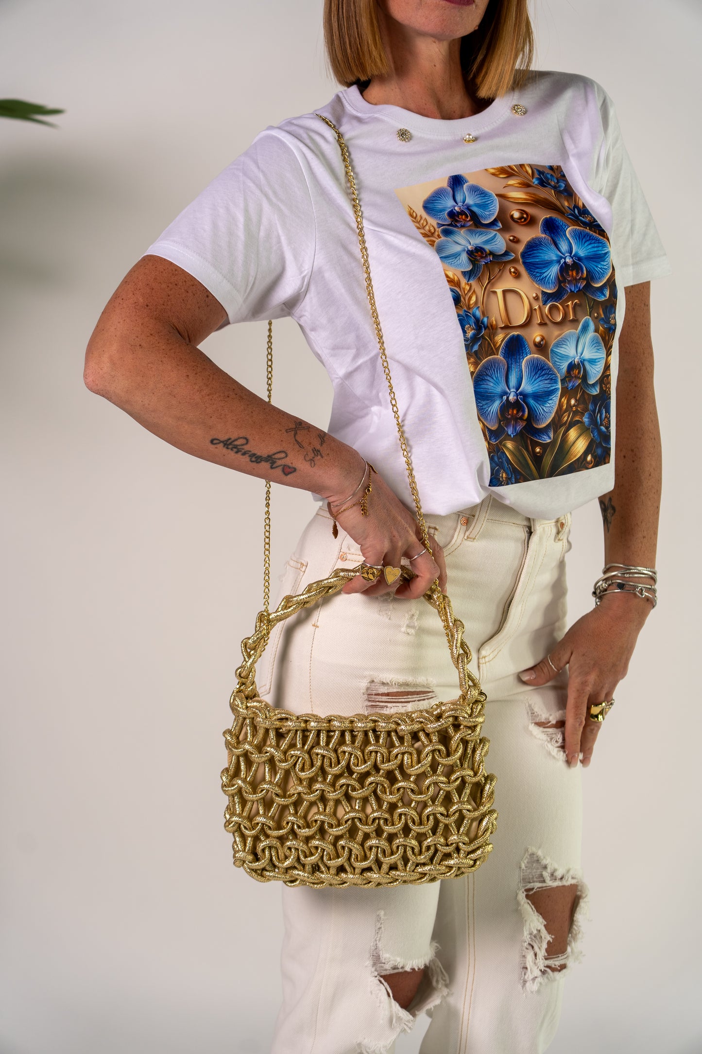 BORSA INTRECCI GOLD!