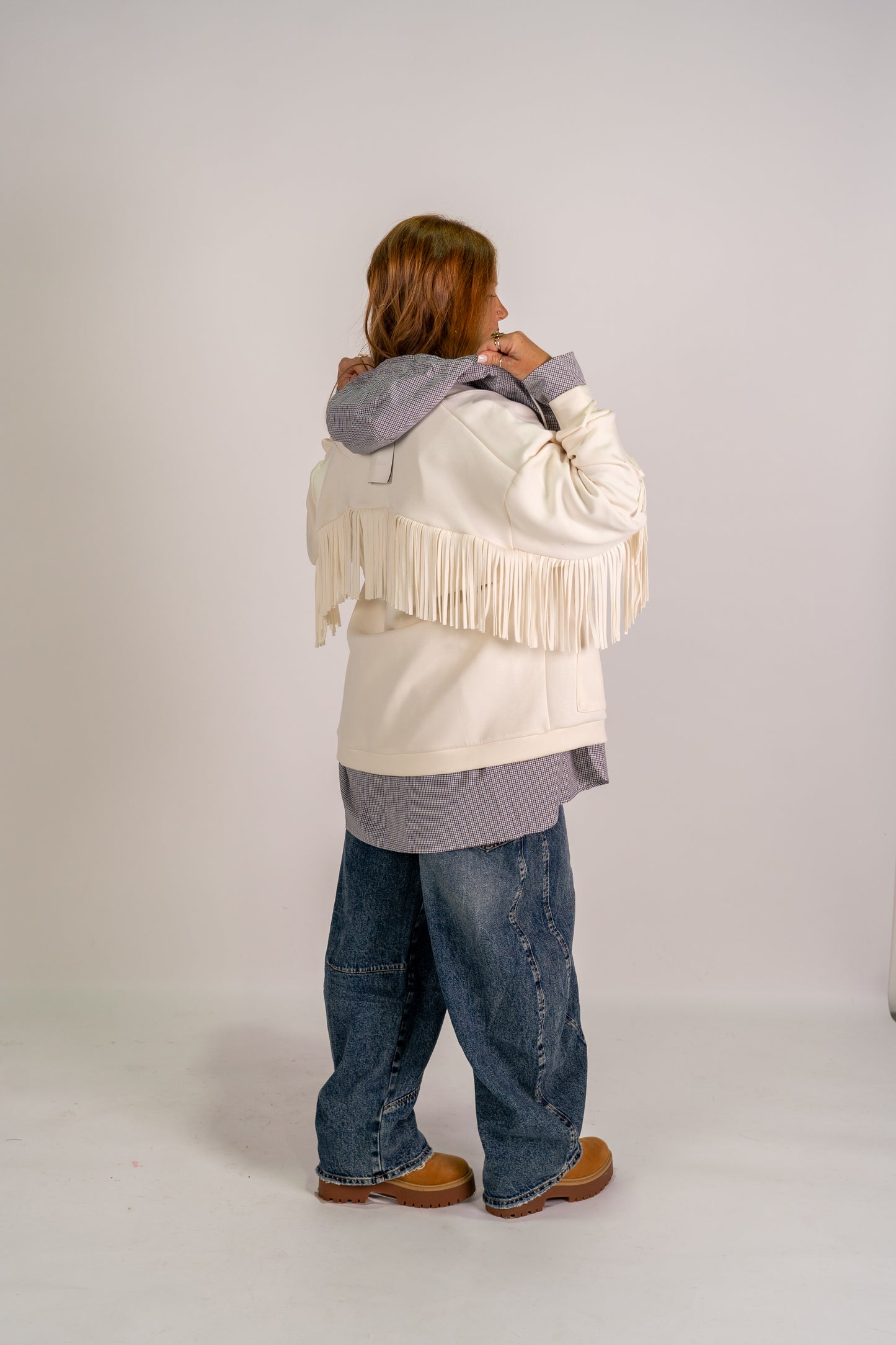CARDIGAN FRANGETTOSO