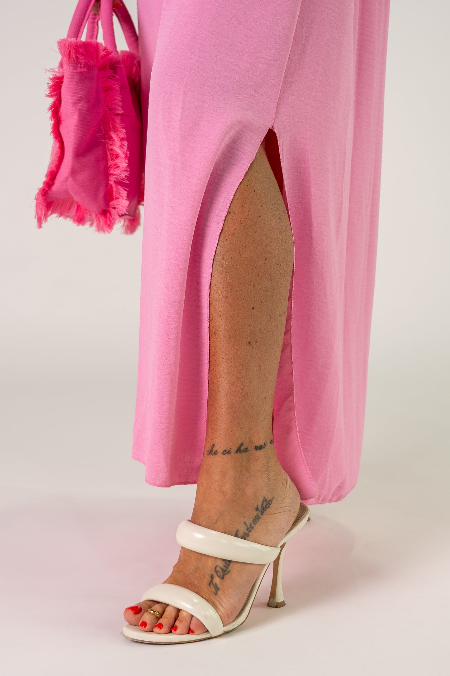 ABITO PINK CπNEL LUNGO