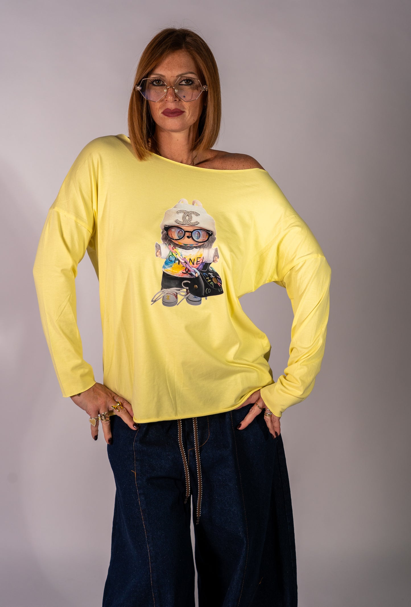 MAGLIA FANTASY YELLOW LABUBU!