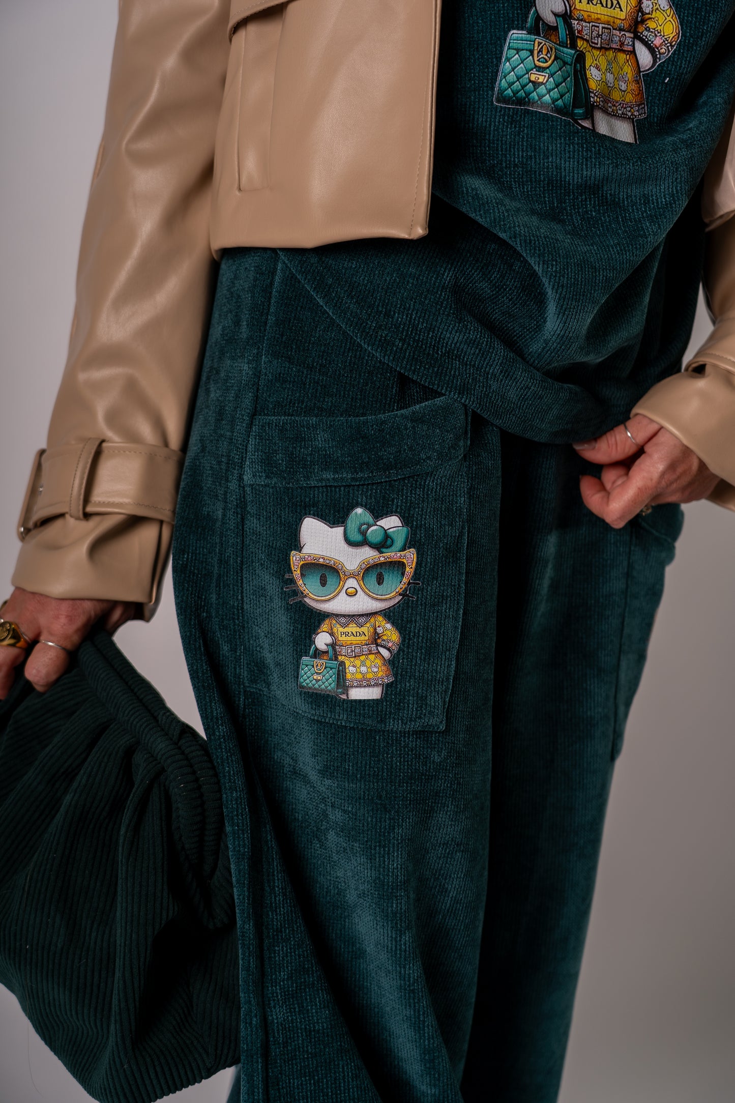 COORDINATO KITTY GREEN!💚