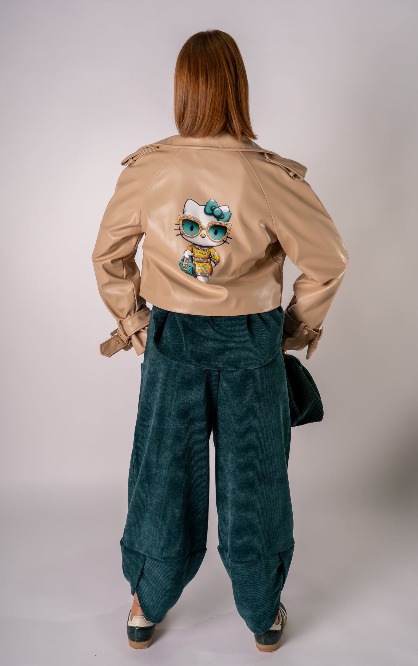 JACKET KITTY GREEN!