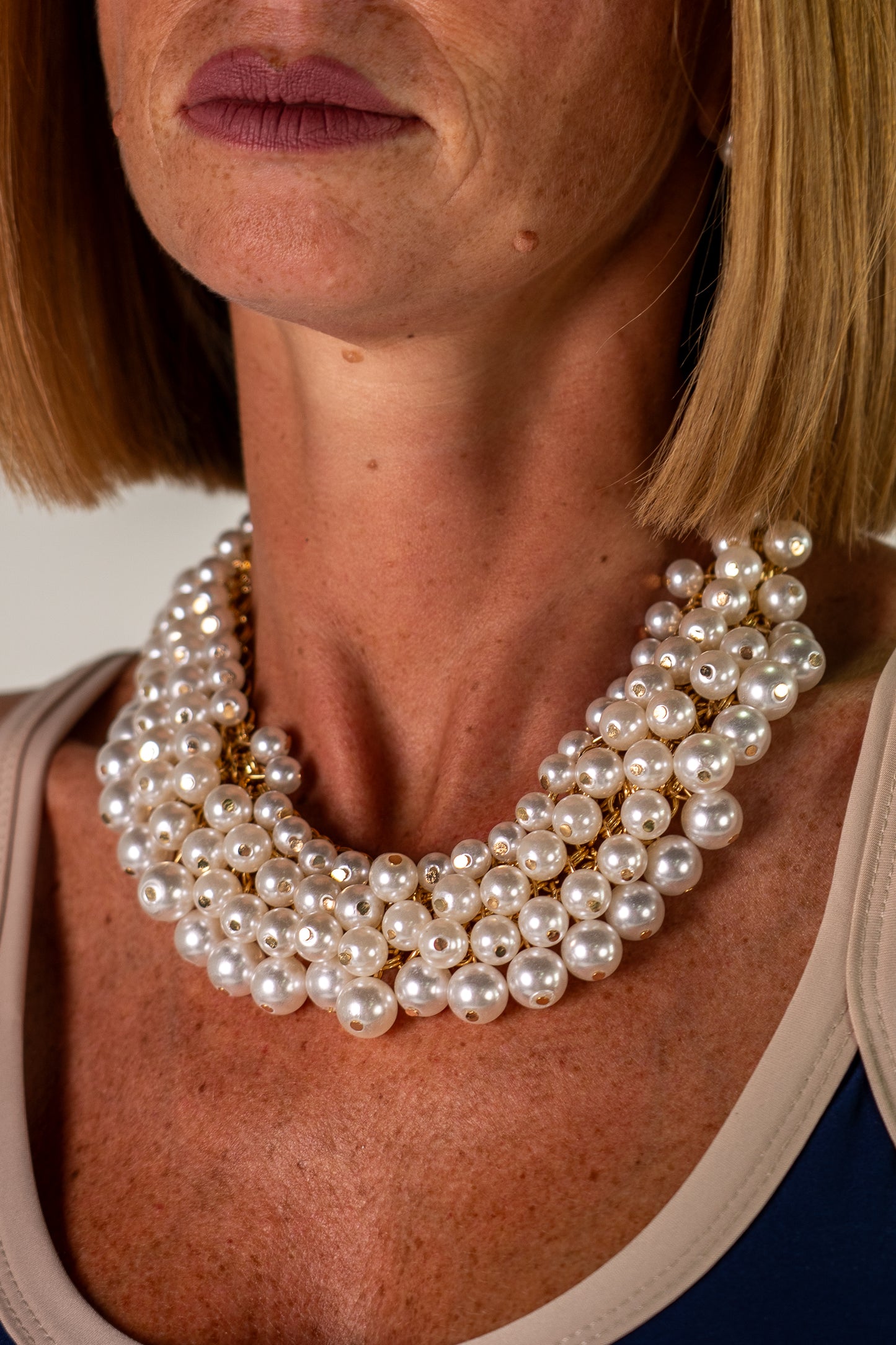 COLLANA TANTE PERLINE WHITE