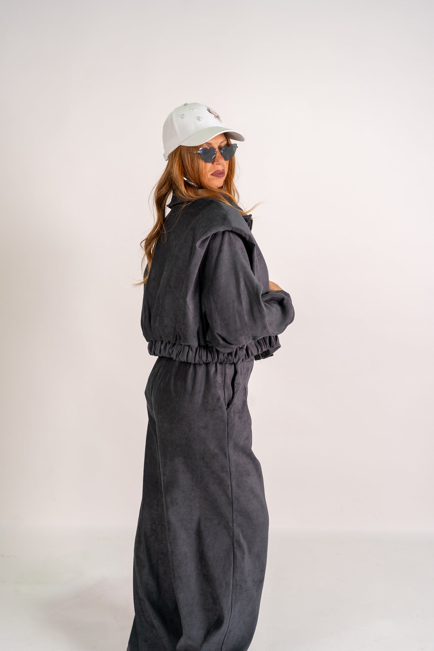 BOMBER SUEDE