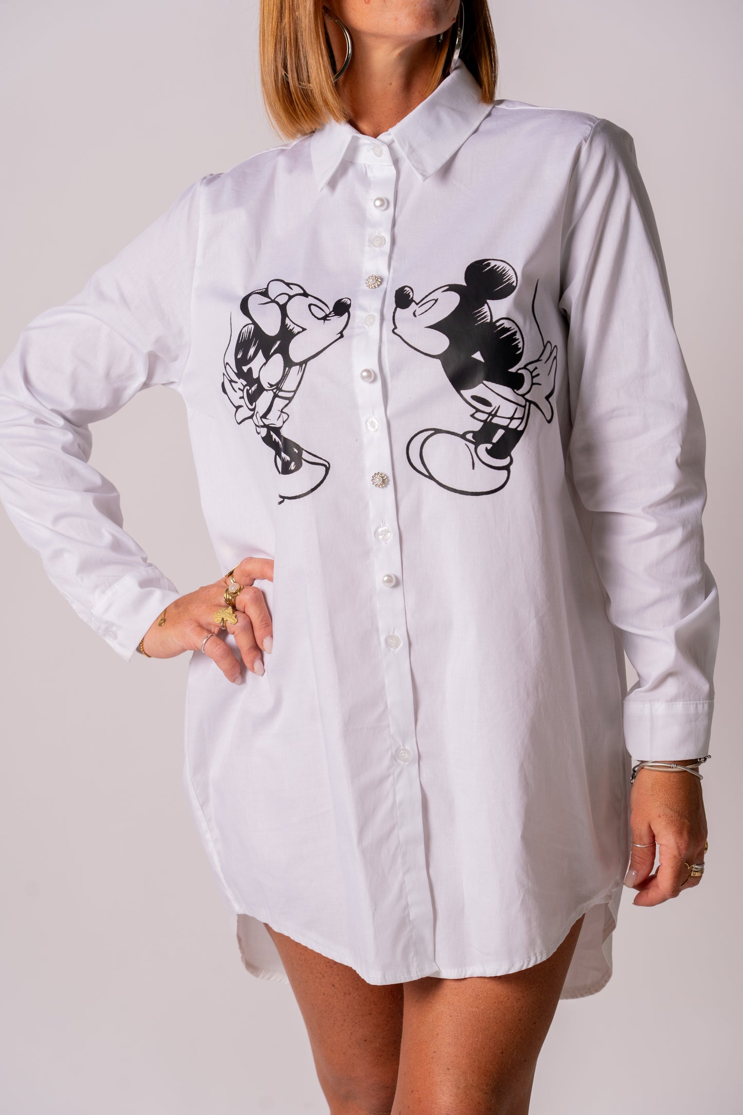CAMICIONE “MINNIE & MICKEY KISS”
