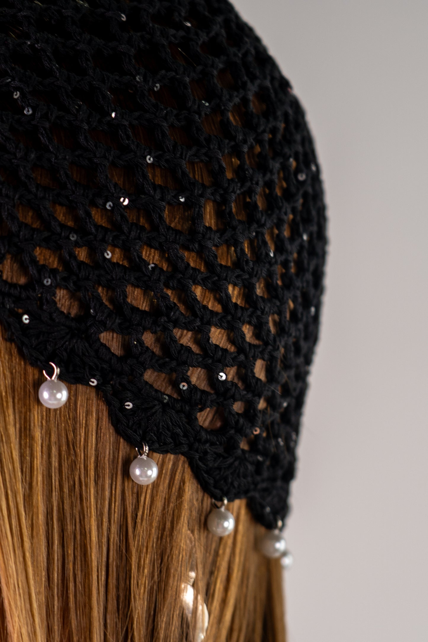 CUFFIETTA BLACK PERLINE