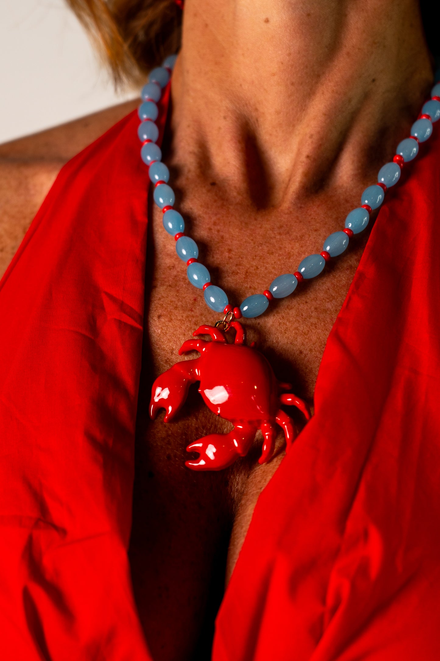COLLANA GRANCHIO RED