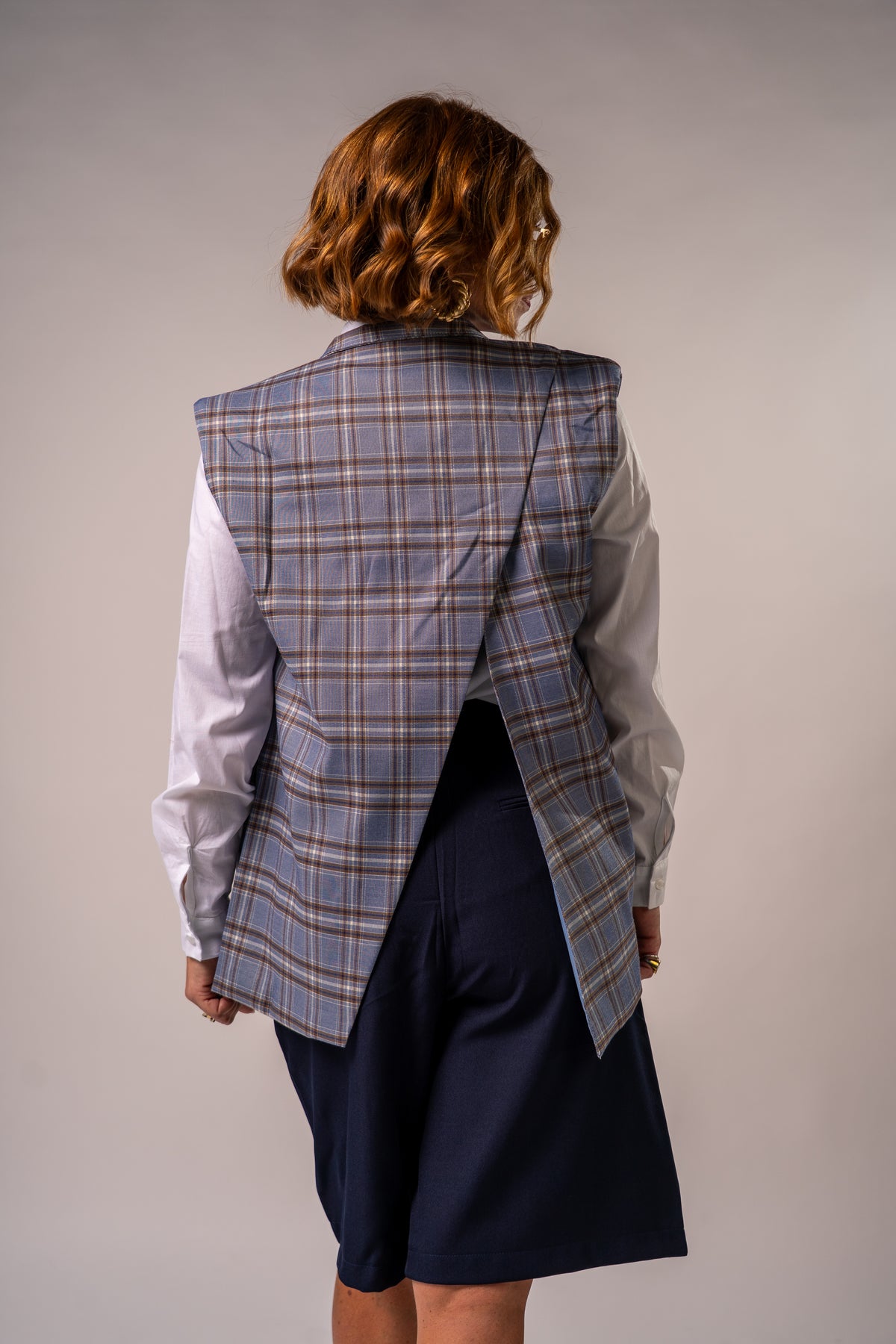 GILET QUADRETTOSO CIELO!