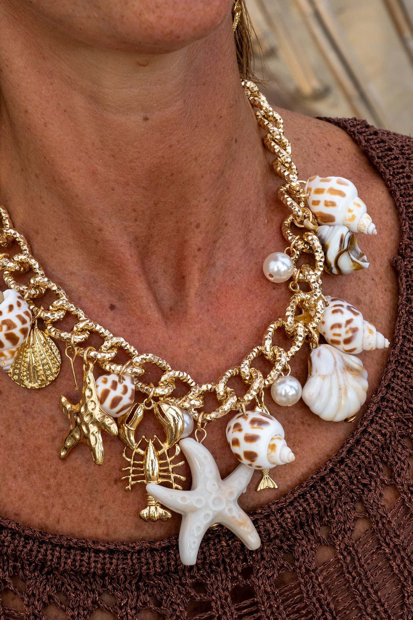 COLLANA CONCHIGLIETTE TIGRATE!