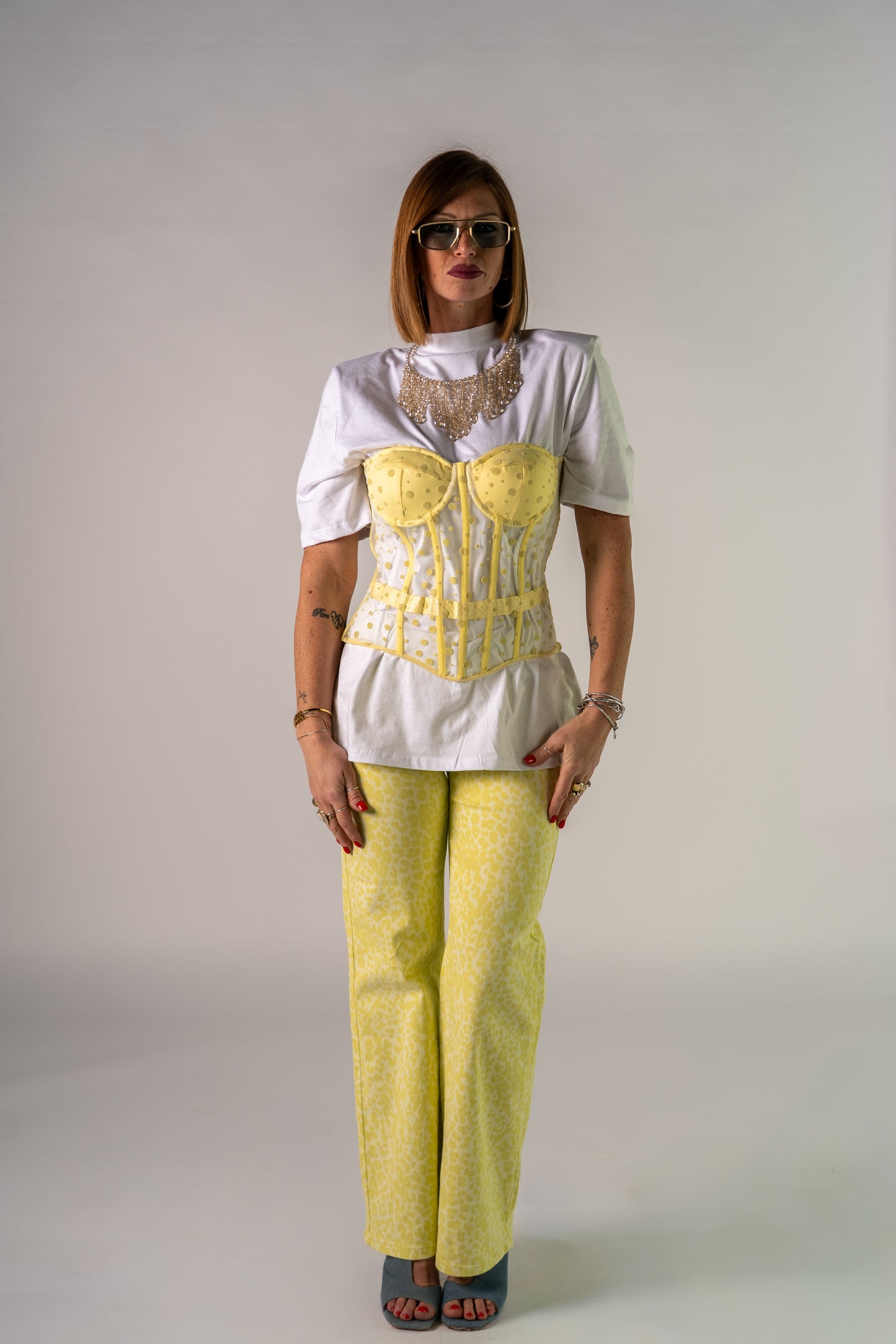 JEANS ANIMALIER YELLOW!