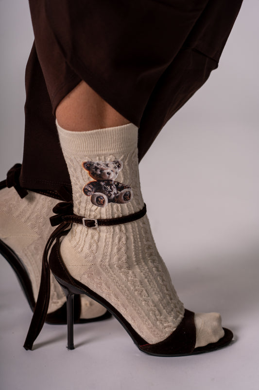 CALZINI TEDDY LV CREAM!
