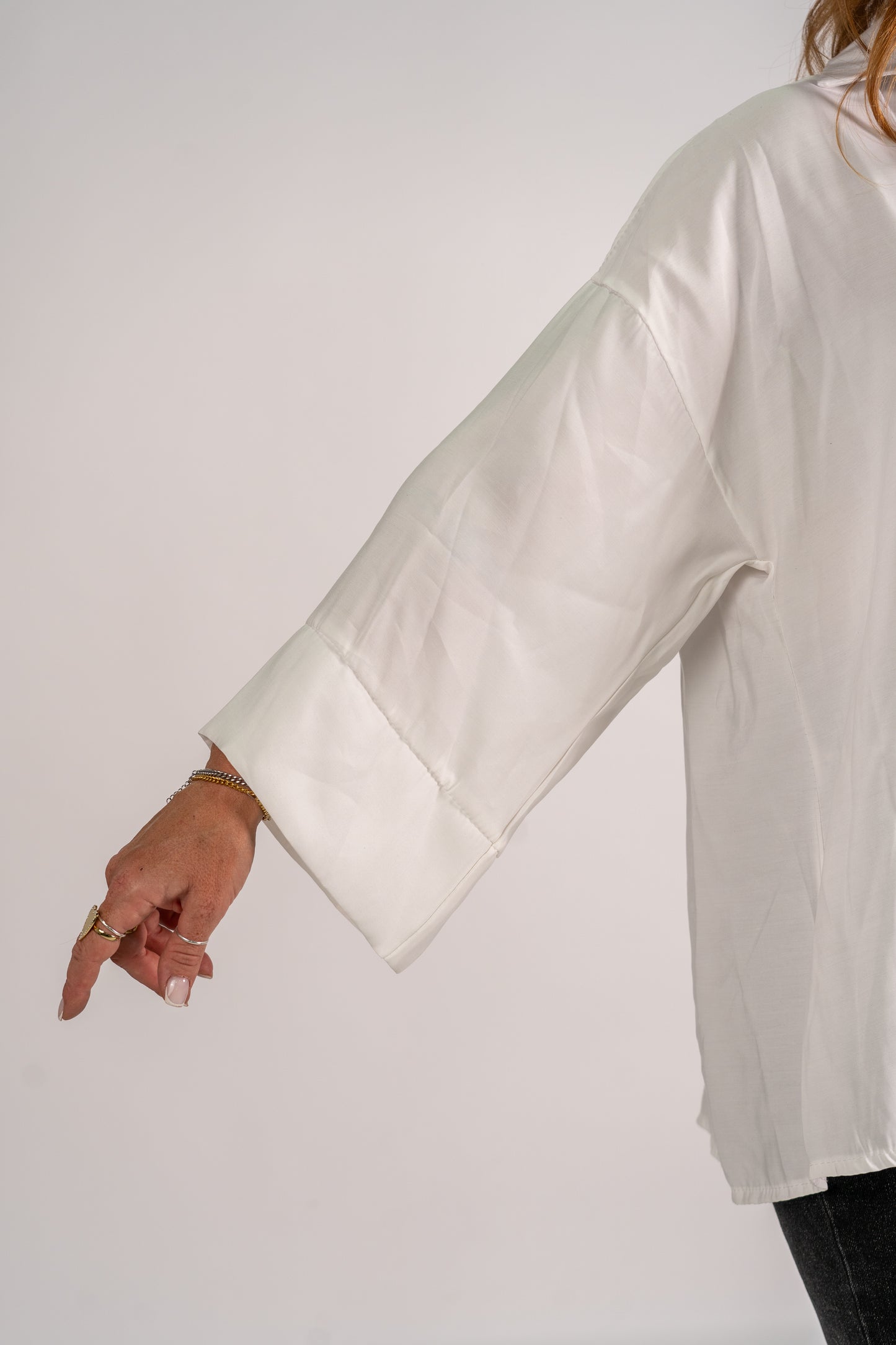 CAMICIA KIMONO STRASS