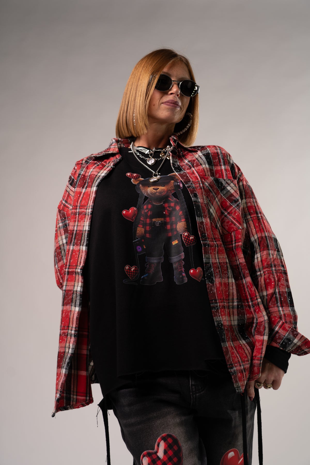 CAMICIA MILLESTRASS RED TARTAN❤️