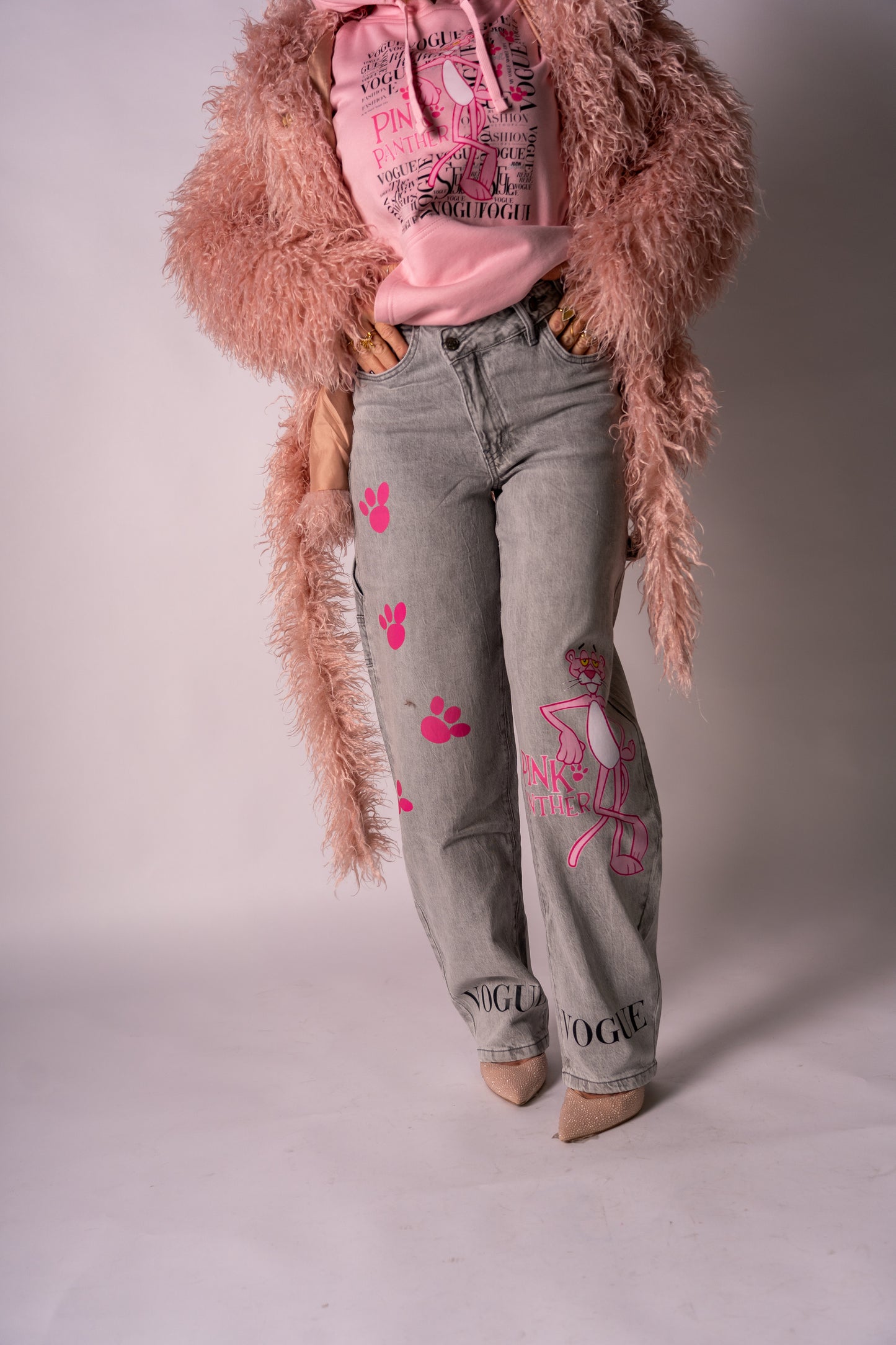 JEANS PINK PANTHER VOGUE!