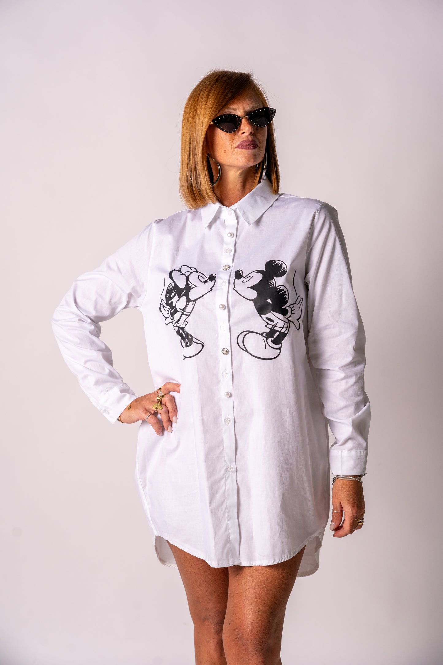 CAMICIONE “MINNIE & MICKEY KISS”