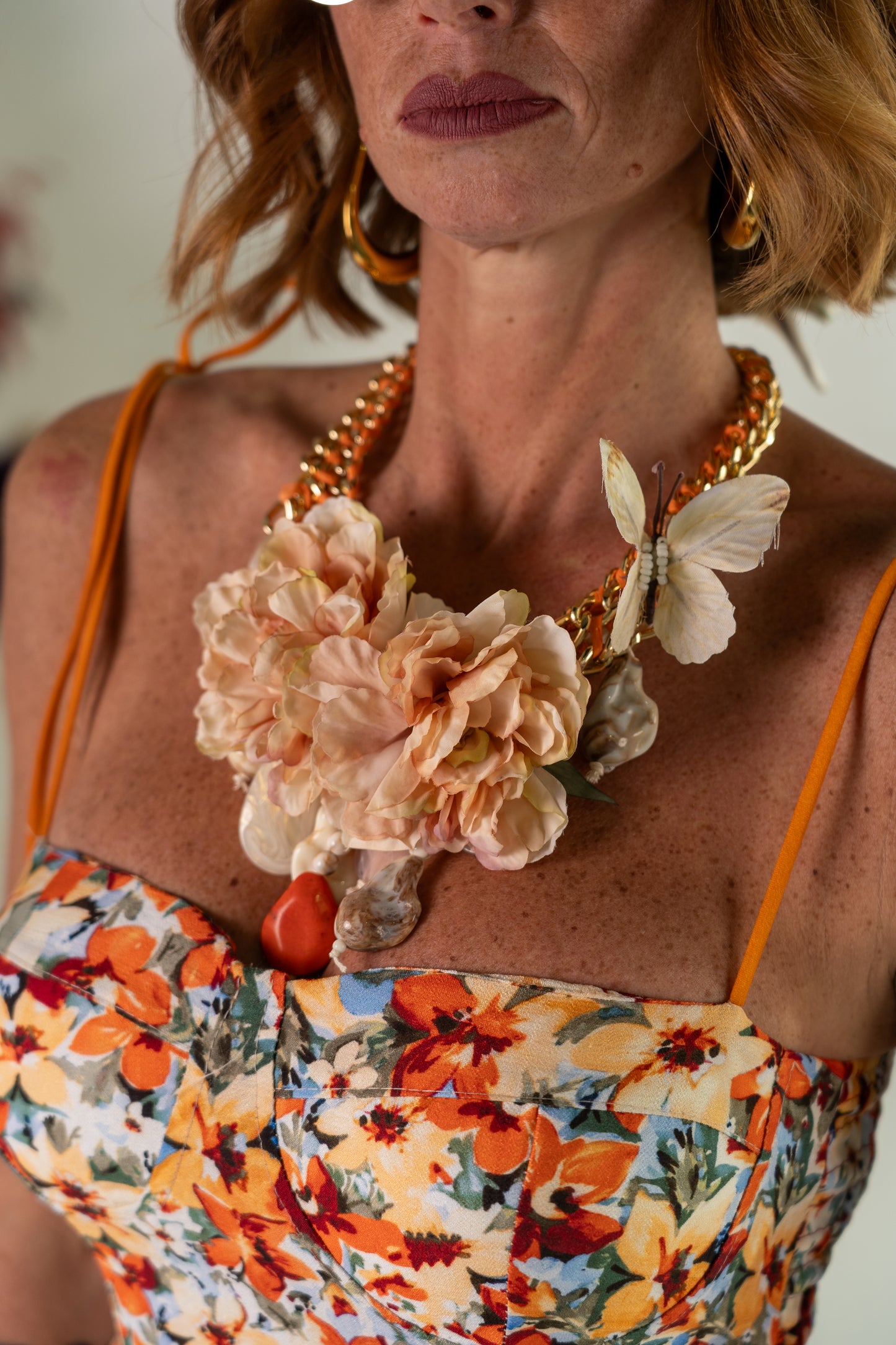 COLLANA BUTTERFLY ORANGE