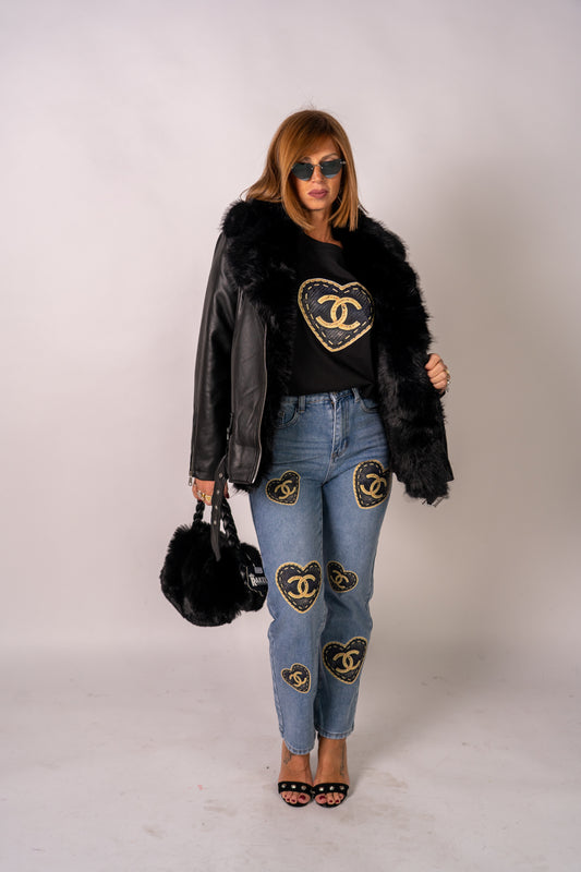 JEANS “ HEART CHANEL”!