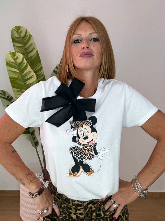 T-SHIRT “MINNIE ANIMALIER”