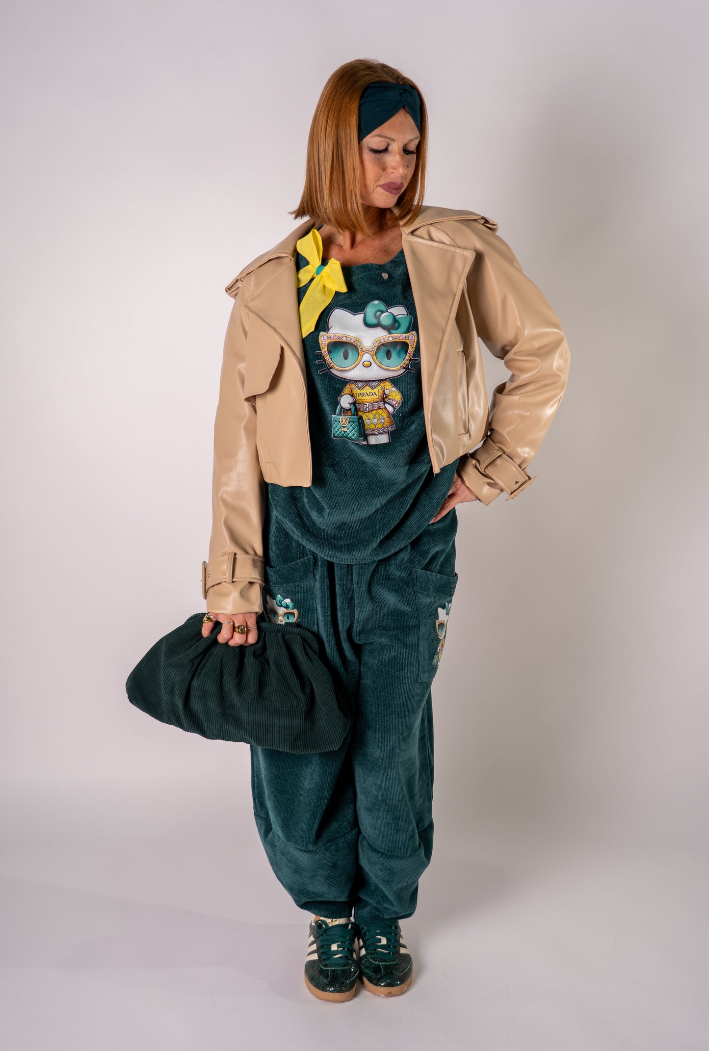 JACKET KITTY GREEN!