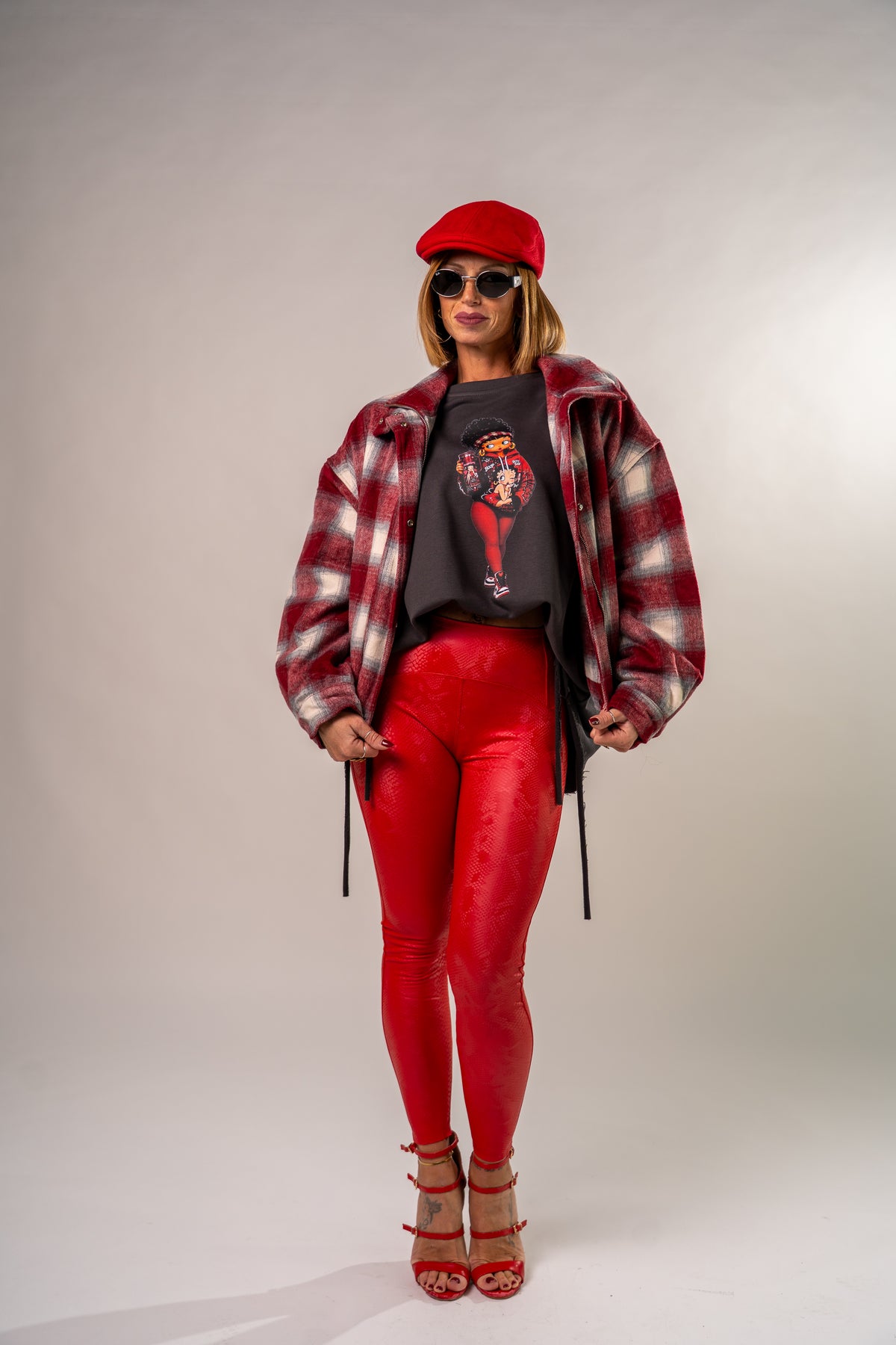 LEGGINS RED PYTHON! ❤️