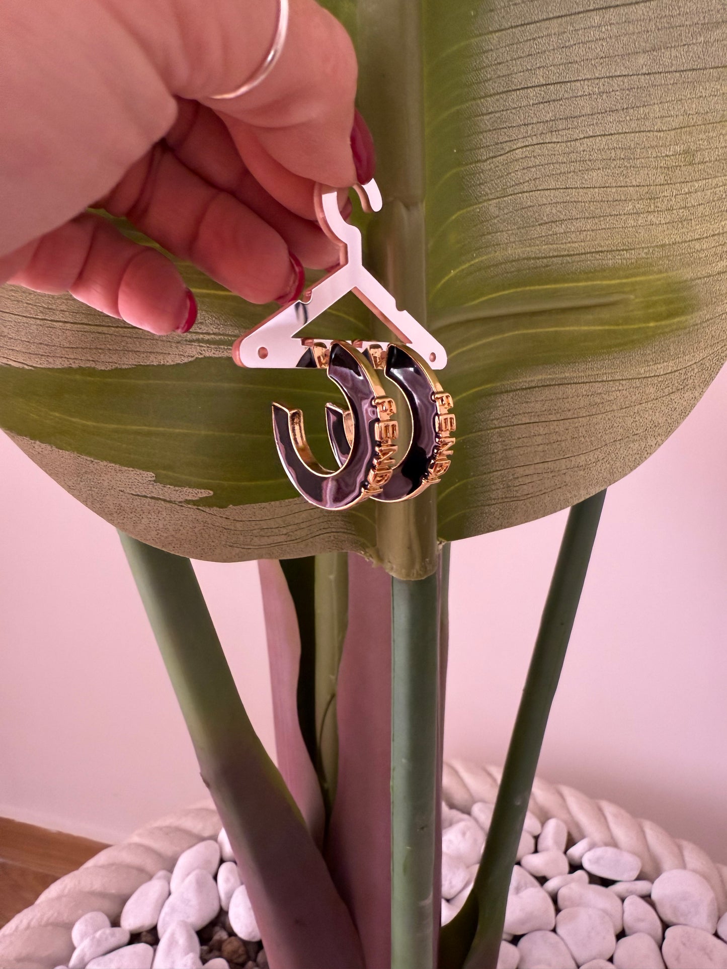 ORECCHINI RING FENDI!