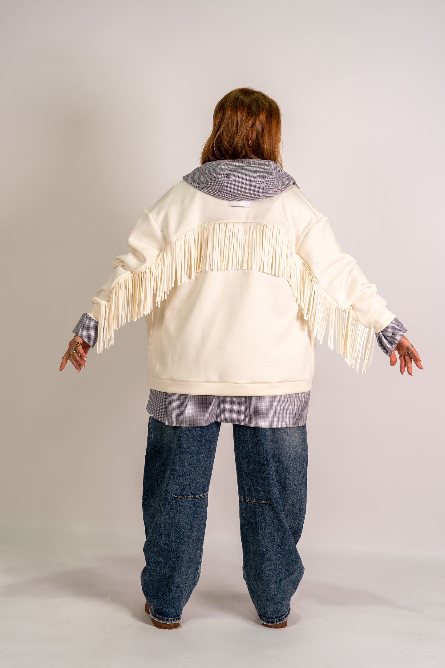CARDIGAN FRANGETTOSO