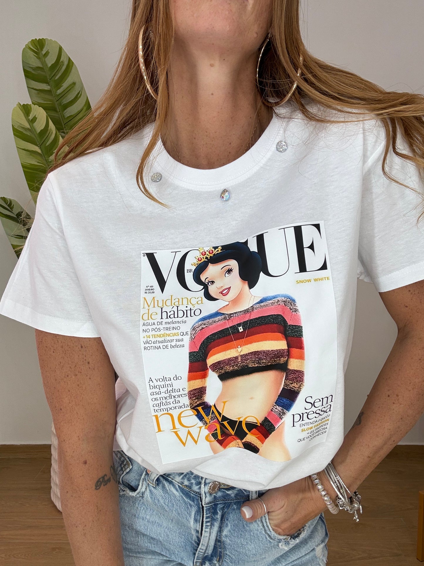 T-SHIRT BIANCANEVE VOGUE!