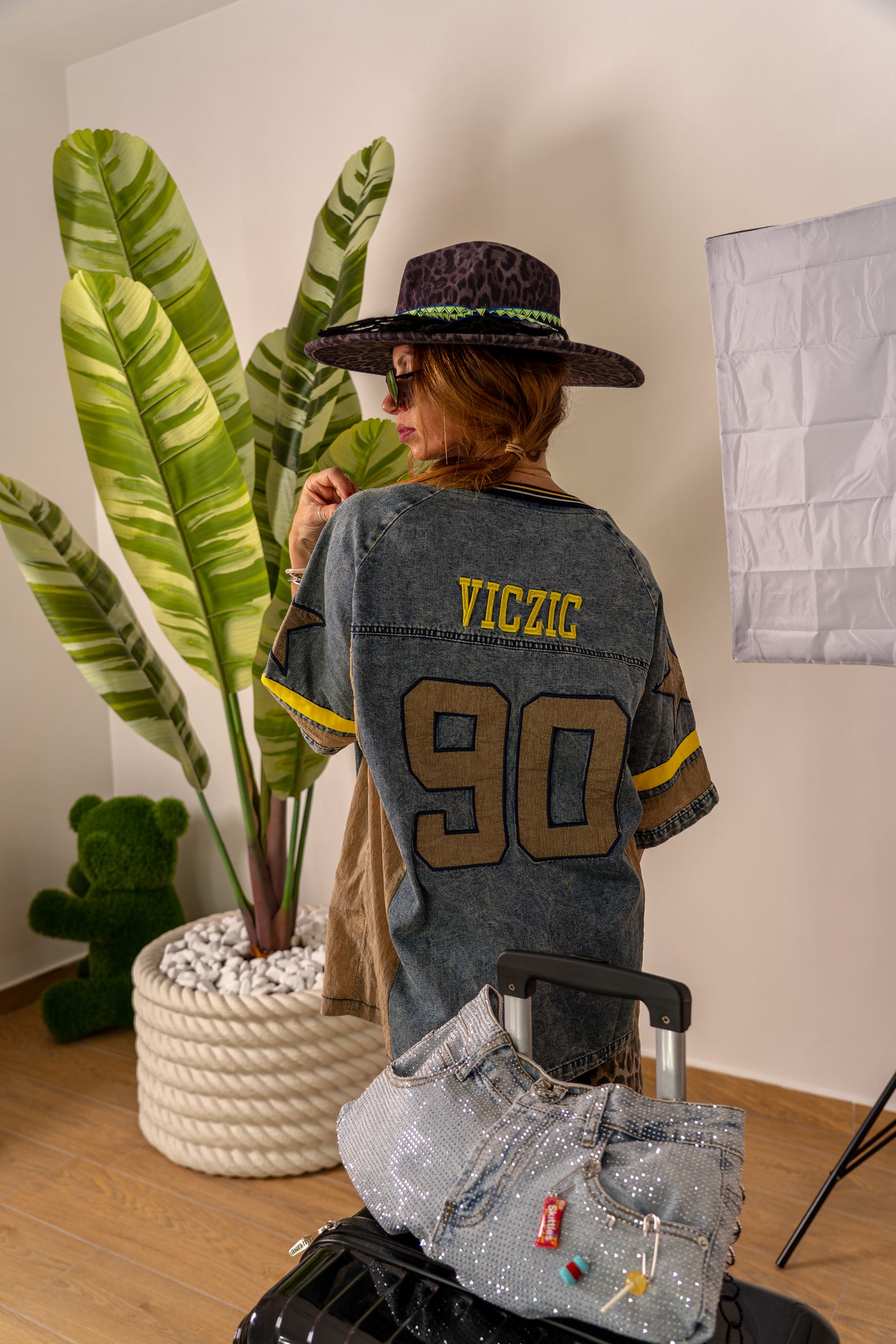 T-SHIRT DENIM YELLOW