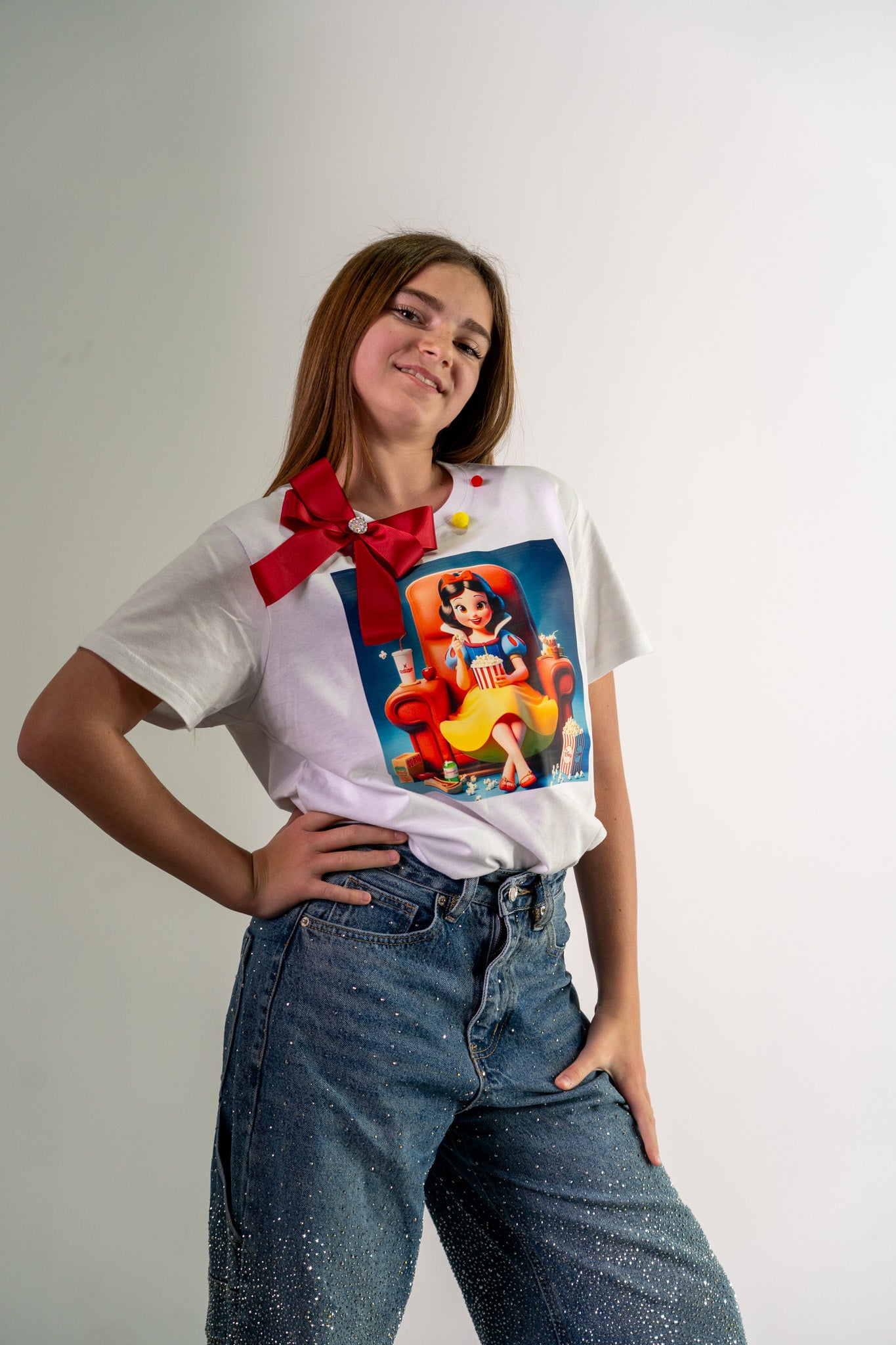 T-SHIRT "BIANCANEVE DA CINEMA"