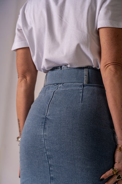 GONNA IN DENIM BOTTONCINI!