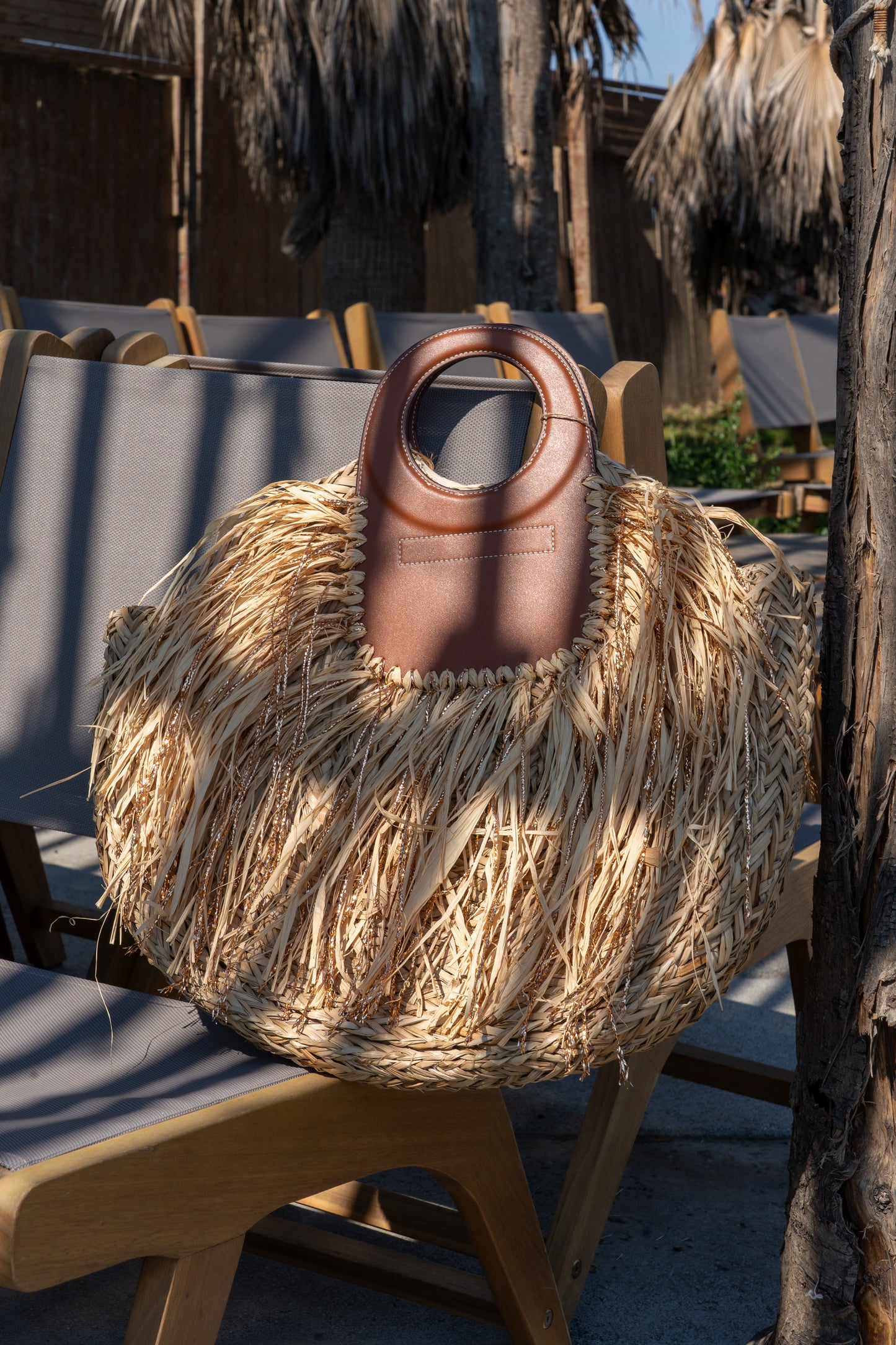 MEGA BORSA FRANGE LUREX