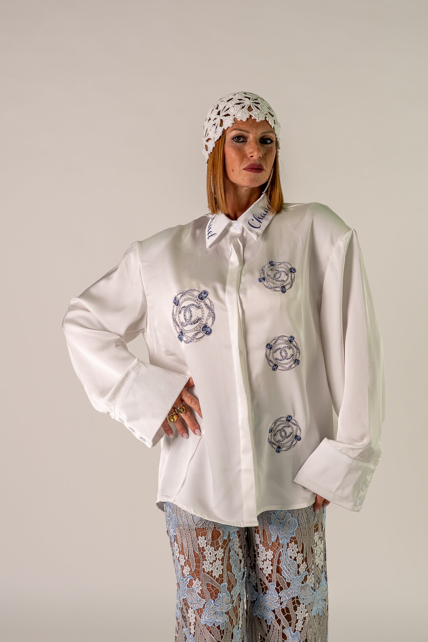 CAMICIA C🩵NEL IN RASO!