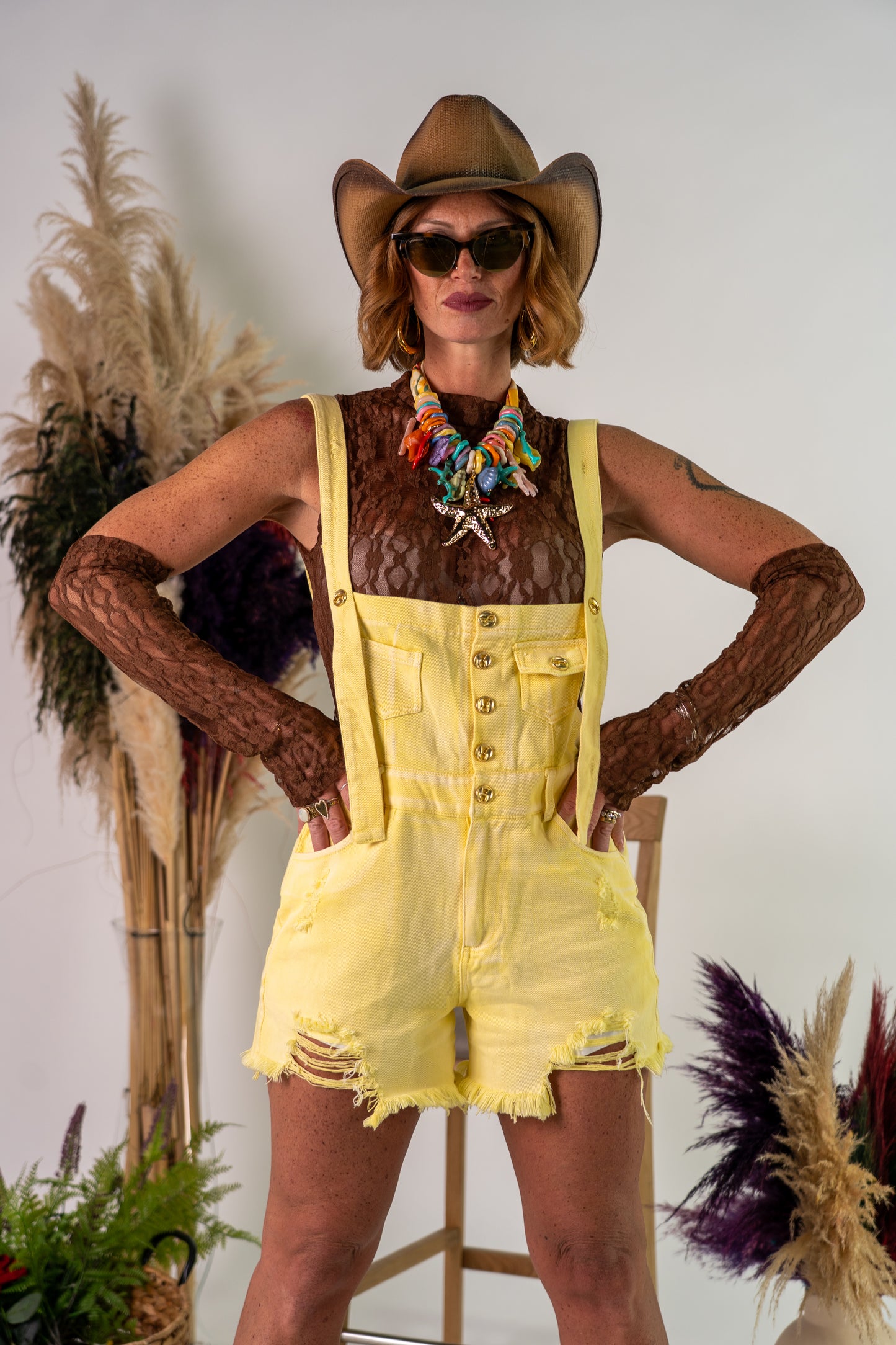 COLLANA STARFISH IN YELLOW