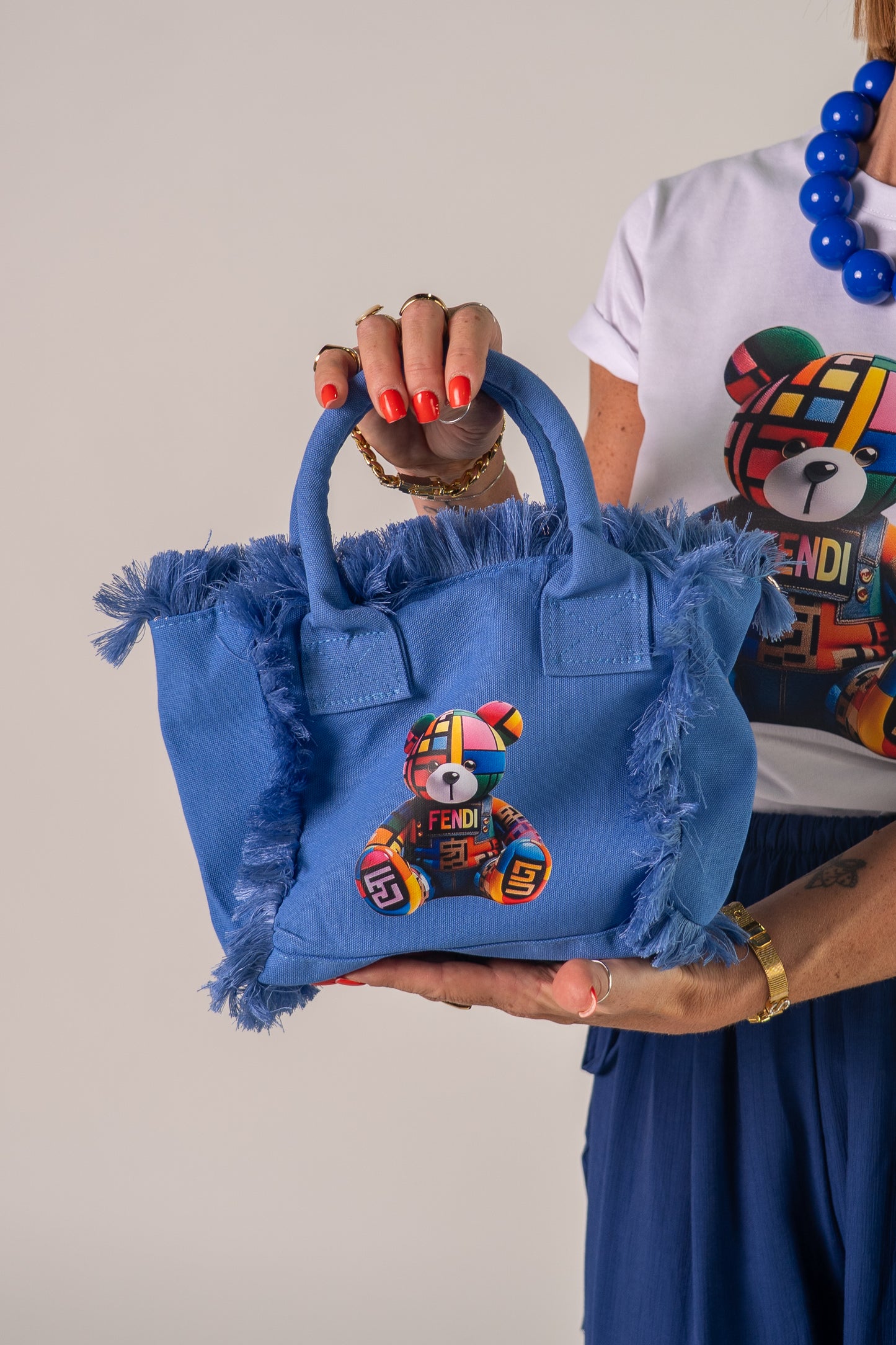 BORSA SMALL TEDDY BLU💙