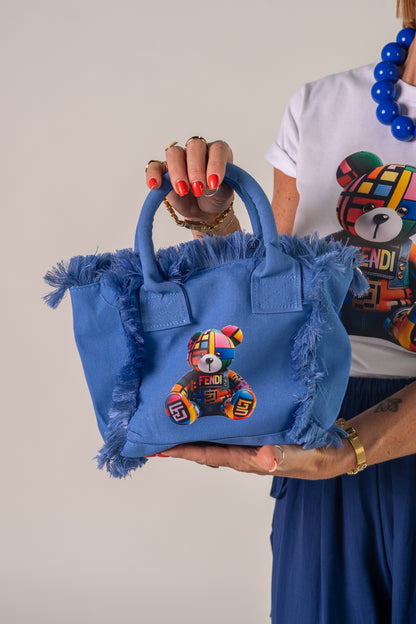 BORSA SMALL TEDDY BLU💙