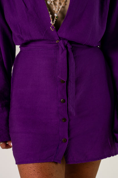 ABITO CAMICIA VIOLET