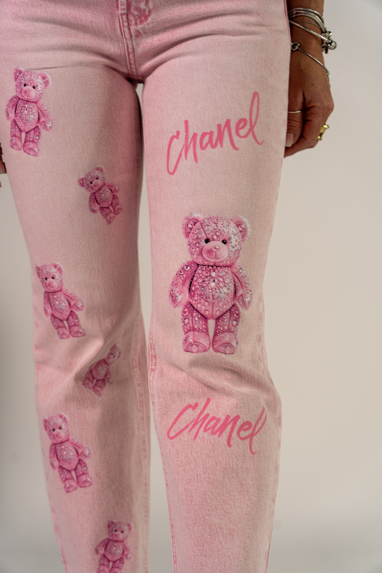 JEANS PINK TEDDY!