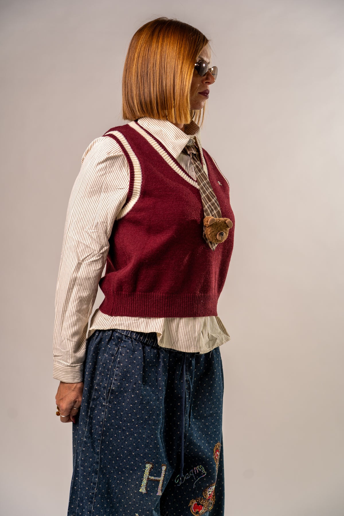 GILET E CAMICIA BORDEAUX!