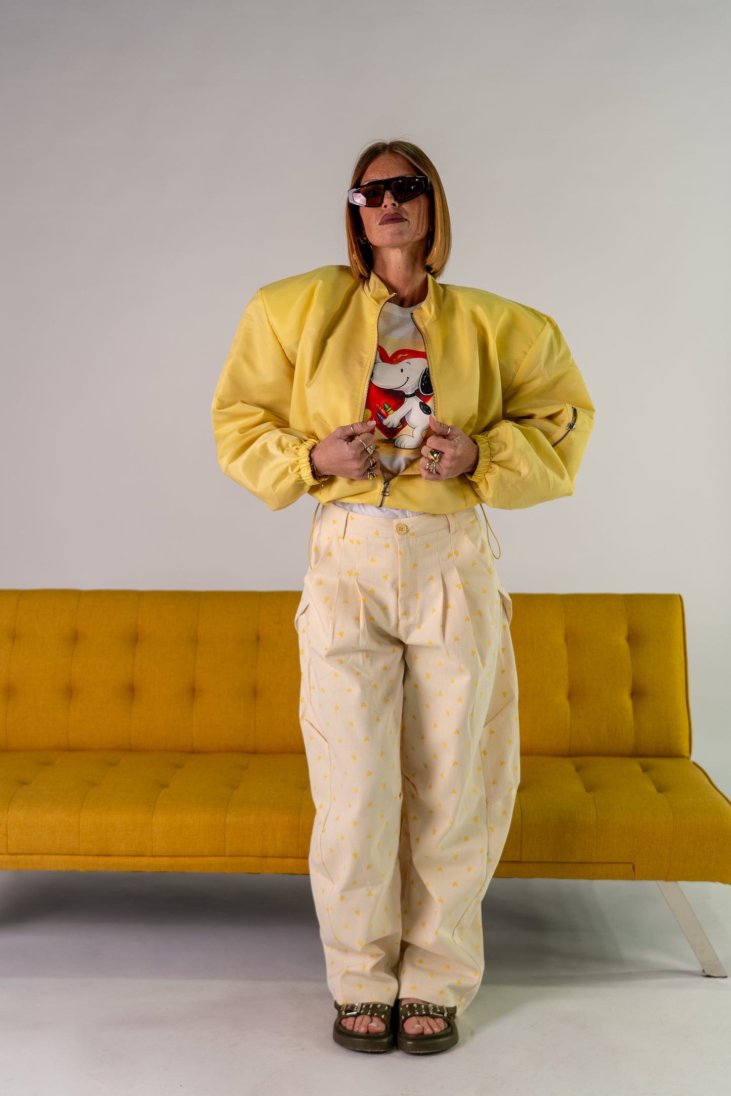 BOMBER MEGA SPALLINE YELLOW!