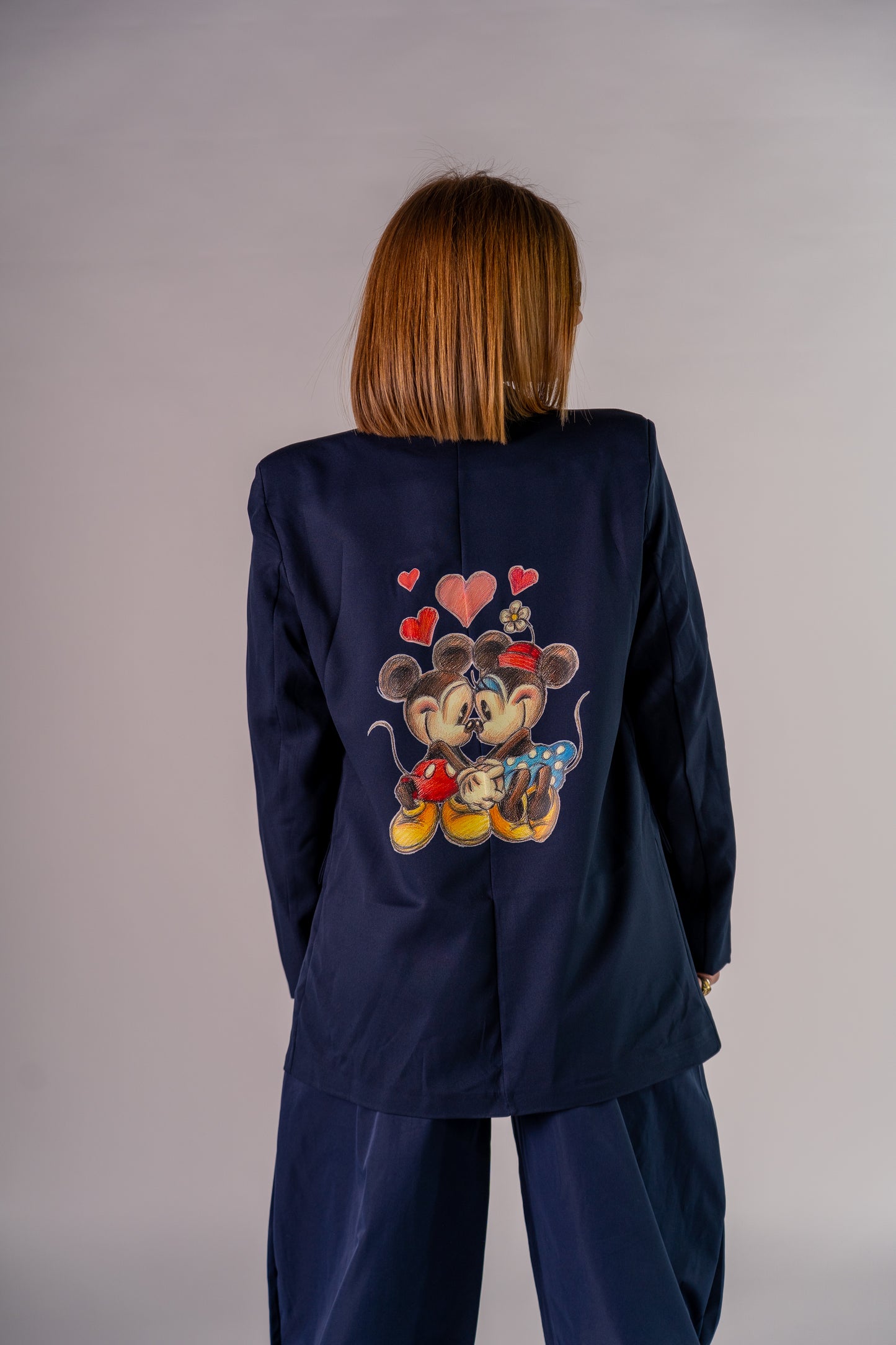 BLAZER MINNIE & MICKEY BLU!