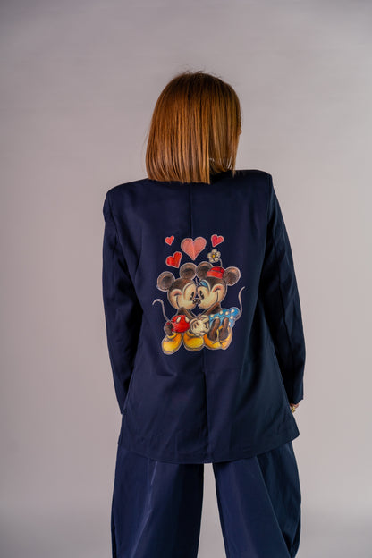 BLAZER MINNIE & MICKEY BLU!