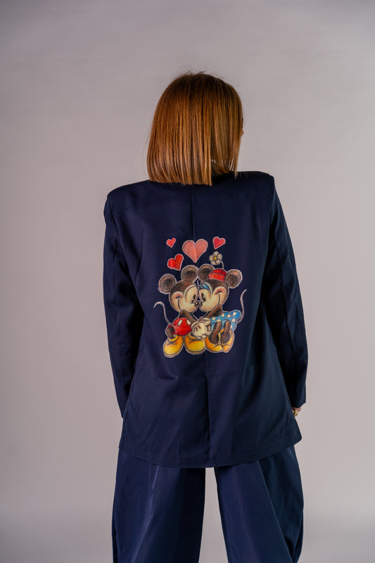 BLAZER MINNIE & MICKEY BLU!