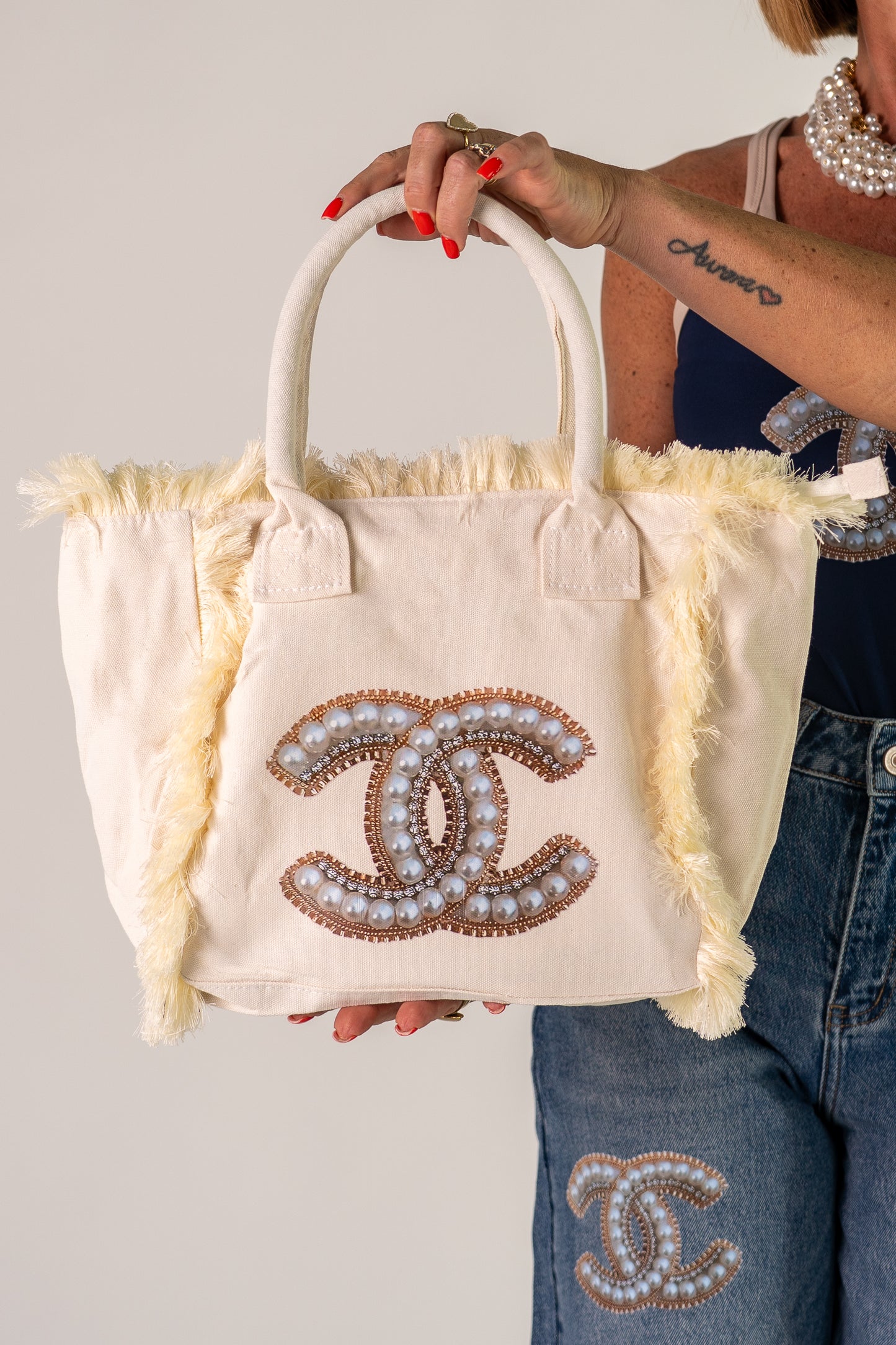 BORSA BIG CREAM