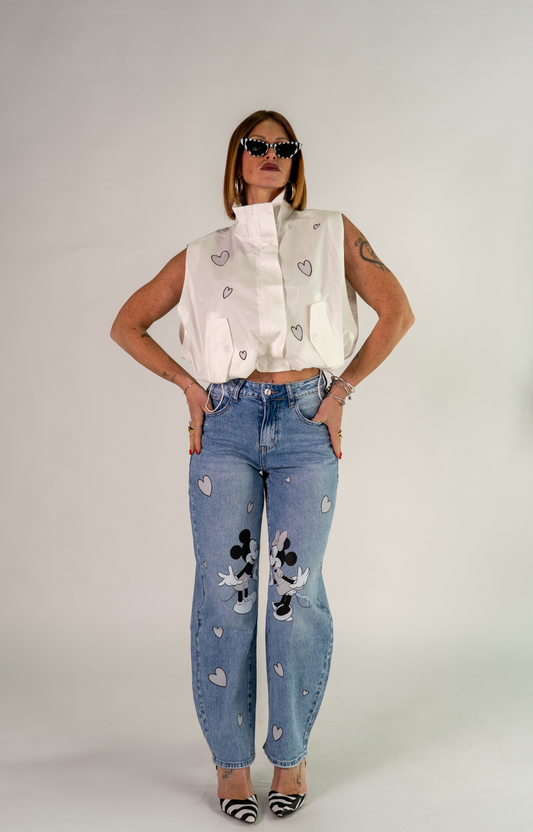 JEANS CUORICINI MICKEY & MINNIE