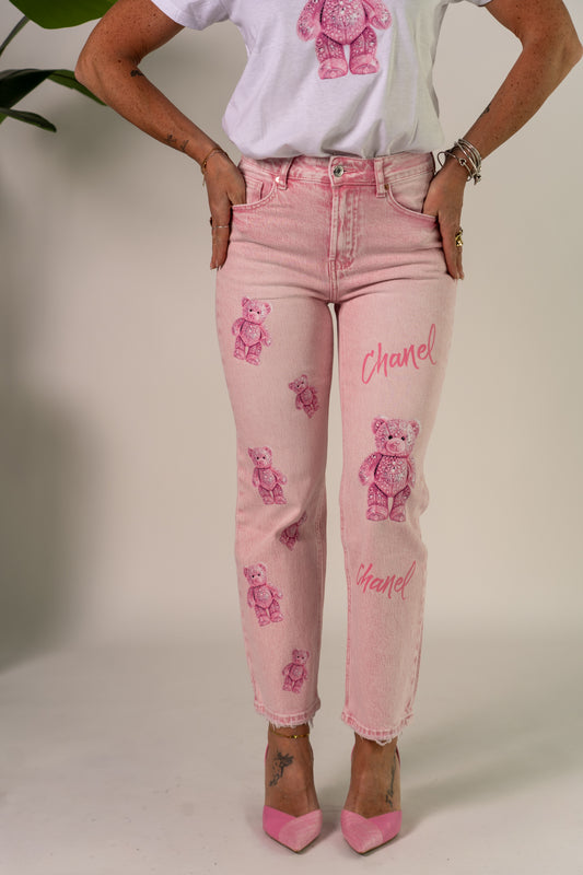 JEANS PINK TEDDY!