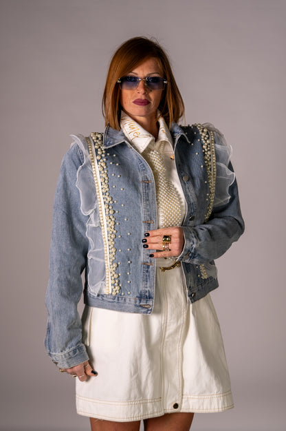 JACKET DENIM PEARL!