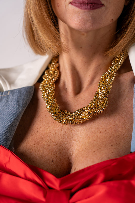 COLLANA INTRECCIO GOLD!